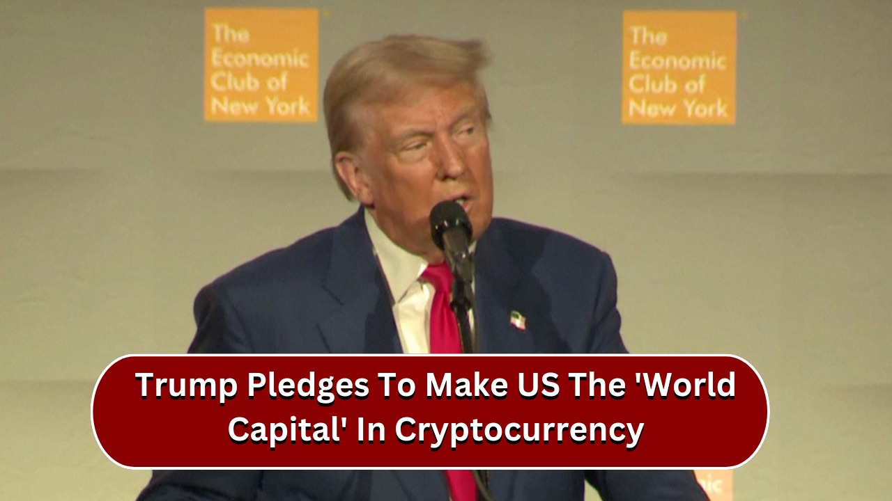 Trump pledges to make US the 'world capital' in cryptocurrency